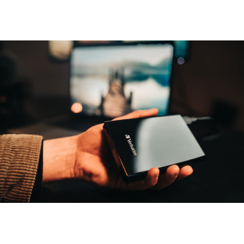 Verbatim 32181 lecteur à circuits intégrés externe 512 Go USB Type-C 3.2 Gen 1 (3.1 Gen 1) Noir