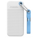 Verbatim Pocket SSD 1 To USB Type-C 3.2 Gen 2 (3.1 Gen 2) Bleu, Blanc