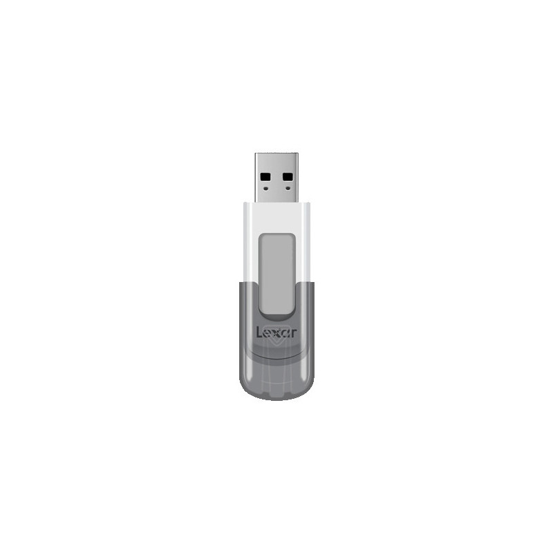 Lexar JumpDrive V100 lecteur USB flash 64 Go USB Type-A 3.2 Gen 1 (3.1 Gen 1) Gris, Blanc