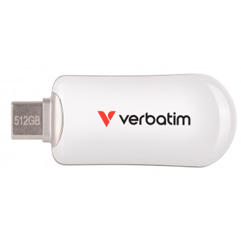 Verbatim 30231 lecteur USB flash 512 Go USB Type-C 3.2 Gen 1 (3.1 Gen 1) Blanc