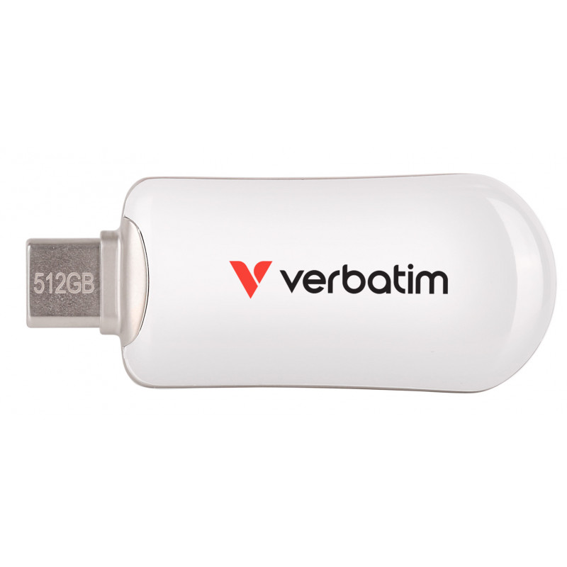 Verbatim 30231 lecteur USB flash 512 Go USB Type-C 3.2 Gen 1 (3.1 Gen 1) Blanc