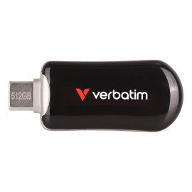Verbatim 30227 lecteur USB flash 512 Go USB Type-C 3.2 Gen 1 (3.1 Gen 1) Noir
