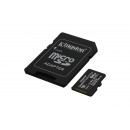 Kingston Technology 64GB microSDXC Canvas Select Plus Gen3 100MB s A1 (Adaptateur SD inclus)