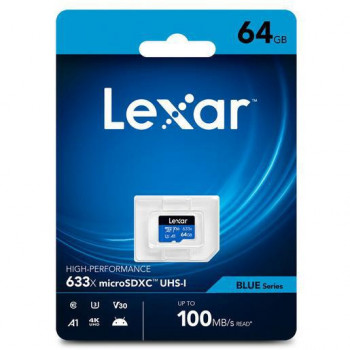 Lexar MEMORY MICRO SDXC 64GB UHS-I LMS0633064G-BNNNG 64 Go MicroSD