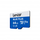Lexar BLUE PLUS 64 Go MicroSDXC UHS-I