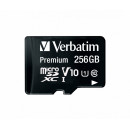 Verbatim Premium U1 256 Go MicroSDXC UHS-I Classe 10