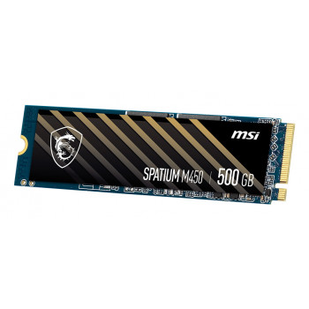 MSI Spatium M450 PCIe 4.0 NVMe M.2 500GB V1 500 Go PCI Express 4.0 3D NAND