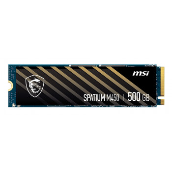 MSI Spatium M450 PCIe 4.0 NVMe M.2 500GB V1 500 Go PCI Express 4.0 3D NAND