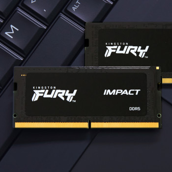 Kingston Technology FURY DDR5 SODIMM Impact PnP CL40 64 Go 5 600 MT s (Kit de 2)