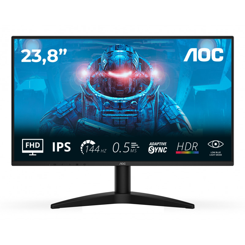 AOC B3 24B36X écran plat de PC 60,5 cm (23.8") 1920 x 1080 pixels Full HD LED Noir
