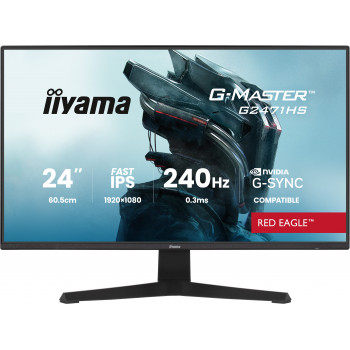 iiyama G-MASTER G2471HS-B1 écran plat de PC 60,5 cm (23.8") 1920 x 1080 pixels Full HD Noir