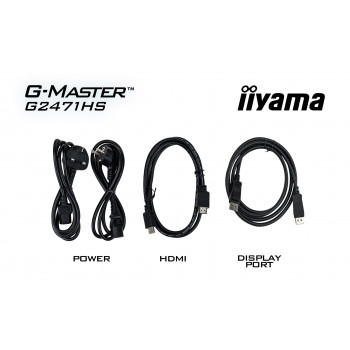 iiyama G-MASTER G2471HS-B1 écran plat de PC 60,5 cm (23.8") 1920 x 1080 pixels Full HD Noir