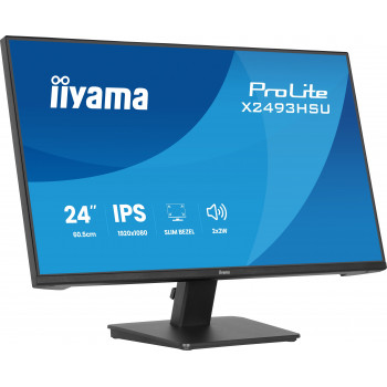 iiyama ProLite X2493HSU-B1 écran plat de PC 60,5 cm (23.8") 1920 x 1080 pixels Full HD LED Noir