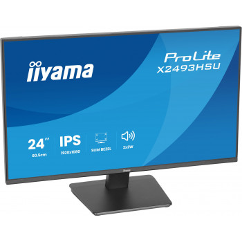 iiyama ProLite X2493HSU-B1 écran plat de PC 60,5 cm (23.8") 1920 x 1080 pixels Full HD LED Noir