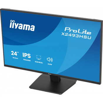 iiyama ProLite X2493HSU-B1 écran plat de PC 60,5 cm (23.8") 1920 x 1080 pixels Full HD LED Noir