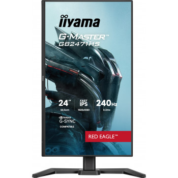 iiyama G-MASTER GB2471HS-B1 écran plat de PC 60,5 cm (23.8") 1920 x 1080 pixels Full HD Noir