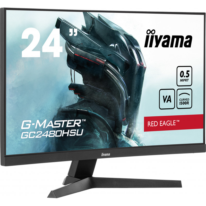 iiyama G-MASTER GC2480HSU-B1 écran plat de PC 59,9 cm (23.6") 1920 x 1080 pixels Full HD LED Noir