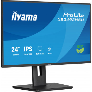 iiyama ProLite XB2492HSU-B1 écran plat de PC 61 cm (24") 1920 x 1080 pixels Full HD LED Noir