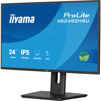 iiyama ProLite XB2492HSU-B1 écran plat de PC 61 cm (24") 1920 x 1080 pixels Full HD LED Noir