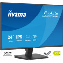 iiyama ProLite X2497HSU-B1 écran plat de PC 60,5 cm (23.8") 1920 x 1080 pixels Full HD LED Noir