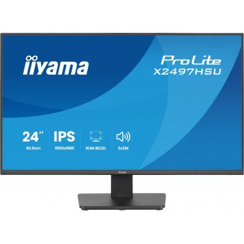 iiyama ProLite X2497HSU-B1 écran plat de PC 60,5 cm (23.8") 1920 x 1080 pixels Full HD LED Noir