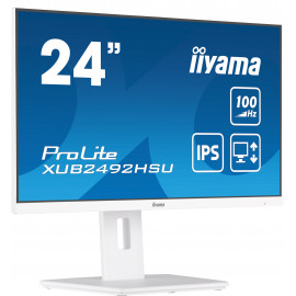 iiyama XUB2492HSU-W6 écran plat de PC 60,5 cm (23.8") 1920 x 1080 pixels Full HD LED Blanc