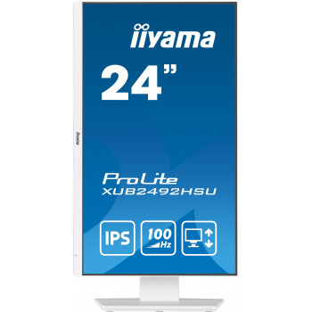 iiyama XUB2492HSU-W6 écran plat de PC 60,5 cm (23.8") 1920 x 1080 pixels Full HD LED Blanc