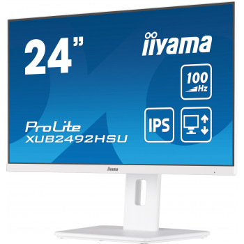 iiyama XUB2492HSU-W6 écran plat de PC 60,5 cm (23.8") 1920 x 1080 pixels Full HD LED Blanc