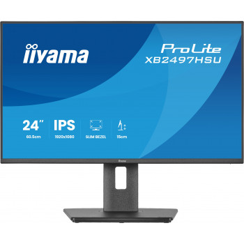 iiyama ProLite XB2497HSU-B1 écran plat de PC 60,5 cm (23.8") 1920 x 1080 pixels Full HD LED Noir