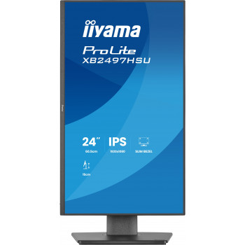 iiyama ProLite XB2497HSU-B1 écran plat de PC 60,5 cm (23.8") 1920 x 1080 pixels Full HD LED Noir