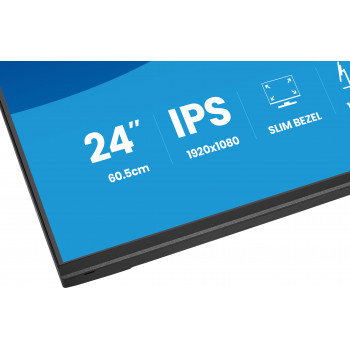 iiyama ProLite XB2497HSU-B1 écran plat de PC 60,5 cm (23.8") 1920 x 1080 pixels Full HD LED Noir