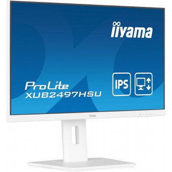 iiyama ProLite XUB2497HSU-W2 écran plat de PC 60,5 cm (23.8") 1920 x 1080 pixels Full HD LED Blanc