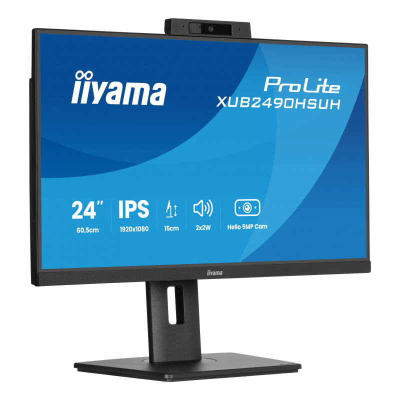 iiyama XUB2490HSUH-B2 écran plat de PC 60,5 cm (23.8") 1920 x 1080 pixels Full HD LED Noir