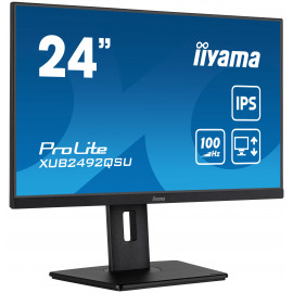 iiyama ProLite XUB2492QSU-B1 écran plat de PC 60,5 cm (23.8") 2560 x 1440 pixels Quad HD LED Noir