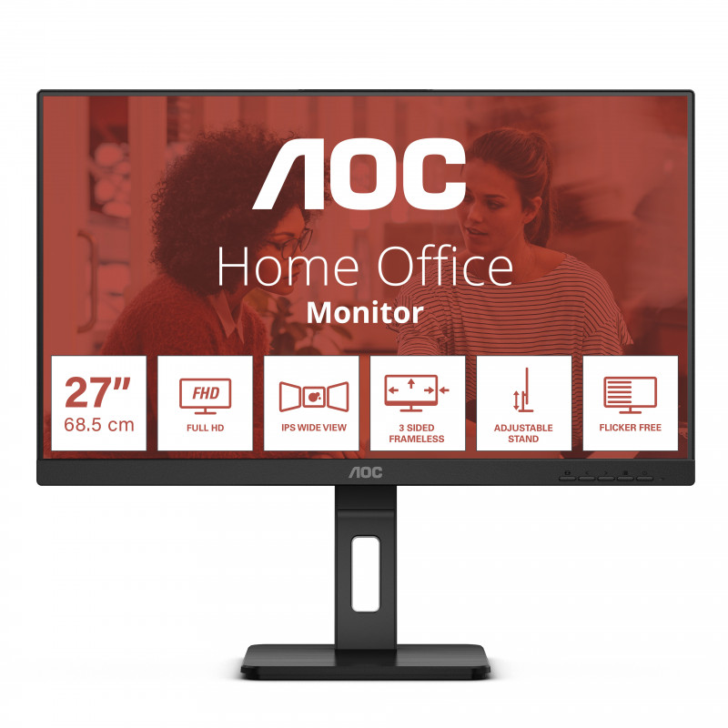 AOC E3 27E3QAF écran plat de PC 68,6 cm (27") 1920 x 1080 pixels Full HD LED Noir