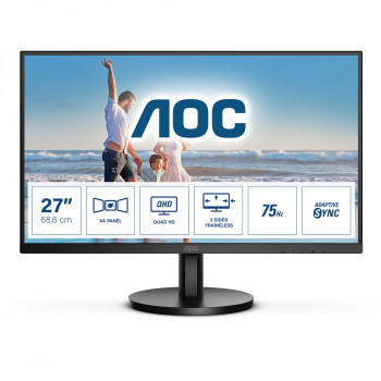 AOC Q27B3MA écran plat de PC 68,6 cm (27") 2560 x 1440 pixels Quad HD LED Noir