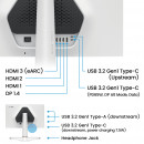 BenQ EX271U écran plat de PC 68,6 cm (27") 3840 x 2160 pixels 4K Ultra HD LED Noir, Blanc