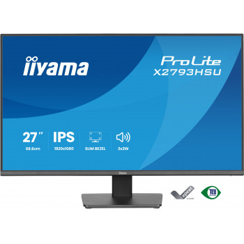 iiyama ProLite X2793HSU-B1 écran plat de PC 68,6 cm (27") 1920 x 1080 pixels Full HD LED Noir