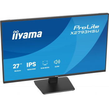 iiyama ProLite X2793HSU-B1 écran plat de PC 68,6 cm (27") 1920 x 1080 pixels Full HD LED Noir