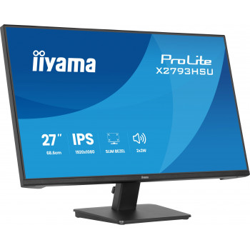iiyama ProLite X2793HSU-B1 écran plat de PC 68,6 cm (27") 1920 x 1080 pixels Full HD LED Noir