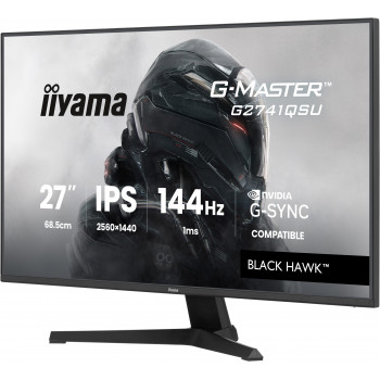 iiyama G-MASTER G2741QSU-B1 écran plat de PC 68,6 cm (27") 2560 x 1440 pixels 4K Ultra HD QLED Noir
