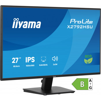 iiyama ProLite X2792HSU-B1 écran plat de PC 68,6 cm (27") 1920 x 1080 pixels Full HD LED Noir
