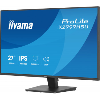 iiyama ProLite X2797HSU-B1 écran plat de PC 68,6 cm (27") 1920 x 1080 pixels Full HD LED Noir