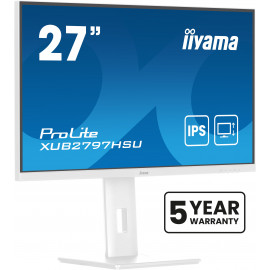 iiyama ProLite XUB2797HSU-W2 écran plat de PC 68,6 cm (27") 1920 x 1080 pixels Full HD LED Blanc