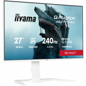 iiyama G-MASTER GB2771HSU-W1 écran plat de PC 68,6 cm (27") 1920 x 1080 pixels Blanc