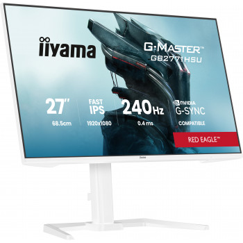 iiyama G-MASTER GB2771HSU-W1 écran plat de PC 68,6 cm (27") 1920 x 1080 pixels Blanc