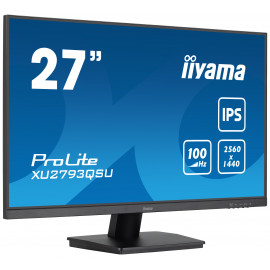 iiyama ProLite XU2793QSU-B7 écran plat de PC 68,6 cm (27") 2560 x 1440 pixels Quad HD LED Noir