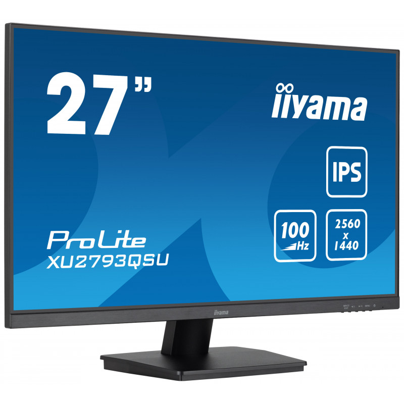 iiyama ProLite XU2793QSU-B7 écran plat de PC 68,6 cm (27") 2560 x 1440 pixels Quad HD LED Noir