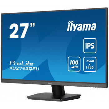 iiyama ProLite XU2793QSU-B7 écran plat de PC 68,6 cm (27") 2560 x 1440 pixels Quad HD LED Noir