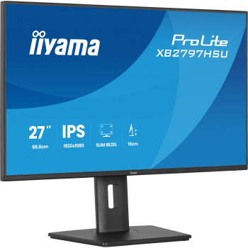 iiyama ProLite XB2797HSU-B1 écran plat de PC 68,6 cm (27") 1920 x 1080 pixels Full HD LED Noir